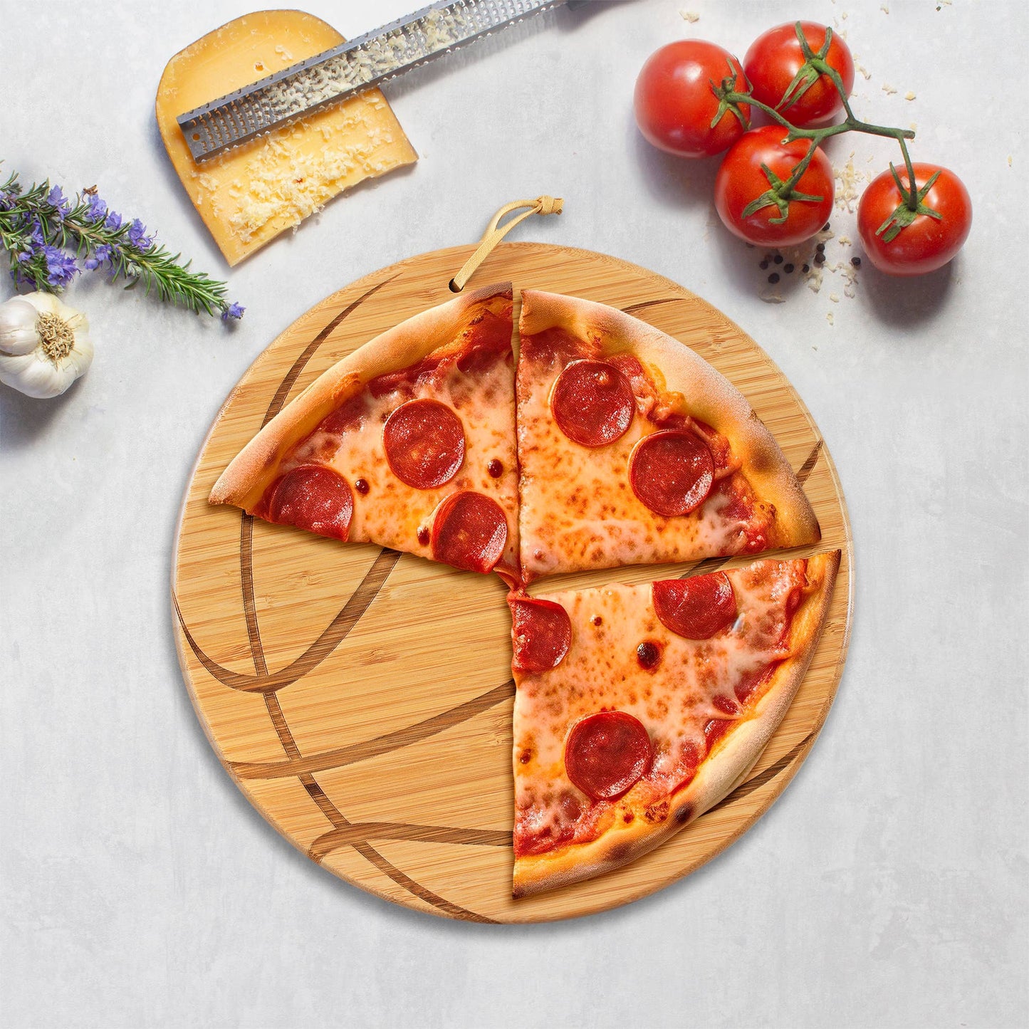 Basketball Shaped Cutting Board & Charcuterie Serving Tray