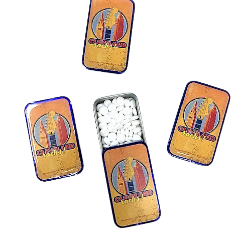 BREATH MINTS -- CLEVELAND ROCKS TIN