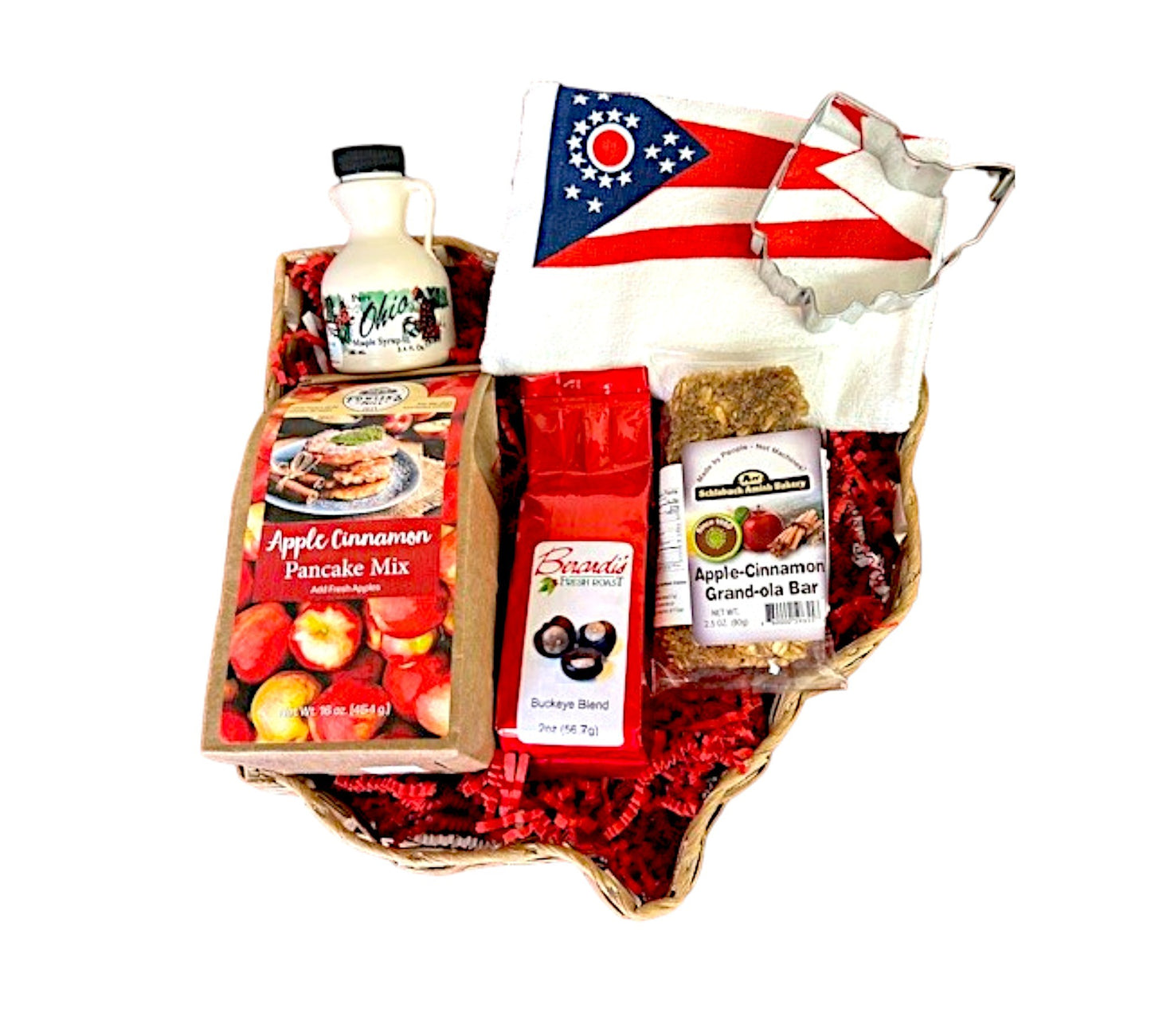 OHIO PROUD IN OHIO SHAPED BASKET 2025