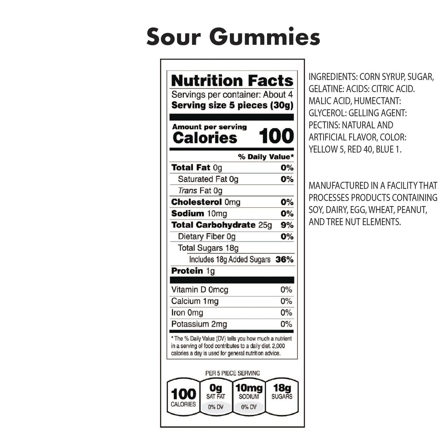 Ohio State Buckeyes Sour Gummies