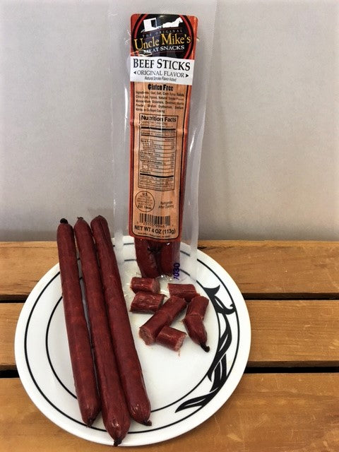 UNCLE MIKE’S BEEF STICKS -- 4 pack