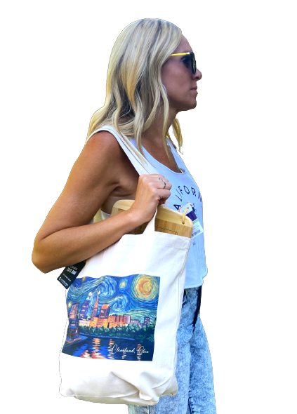 CLEVELAND TOTE BAG -- VAN GOGH STYLE