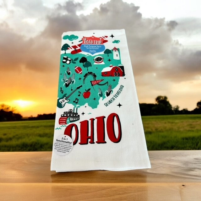 OHIO PROUD IN OHIO SHAPED BASKET 2025