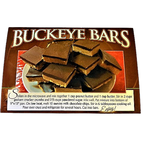 POSTCARD - BUCKEYE BARS