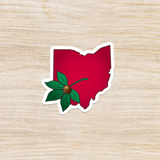 Buckeye Leaf Sticker