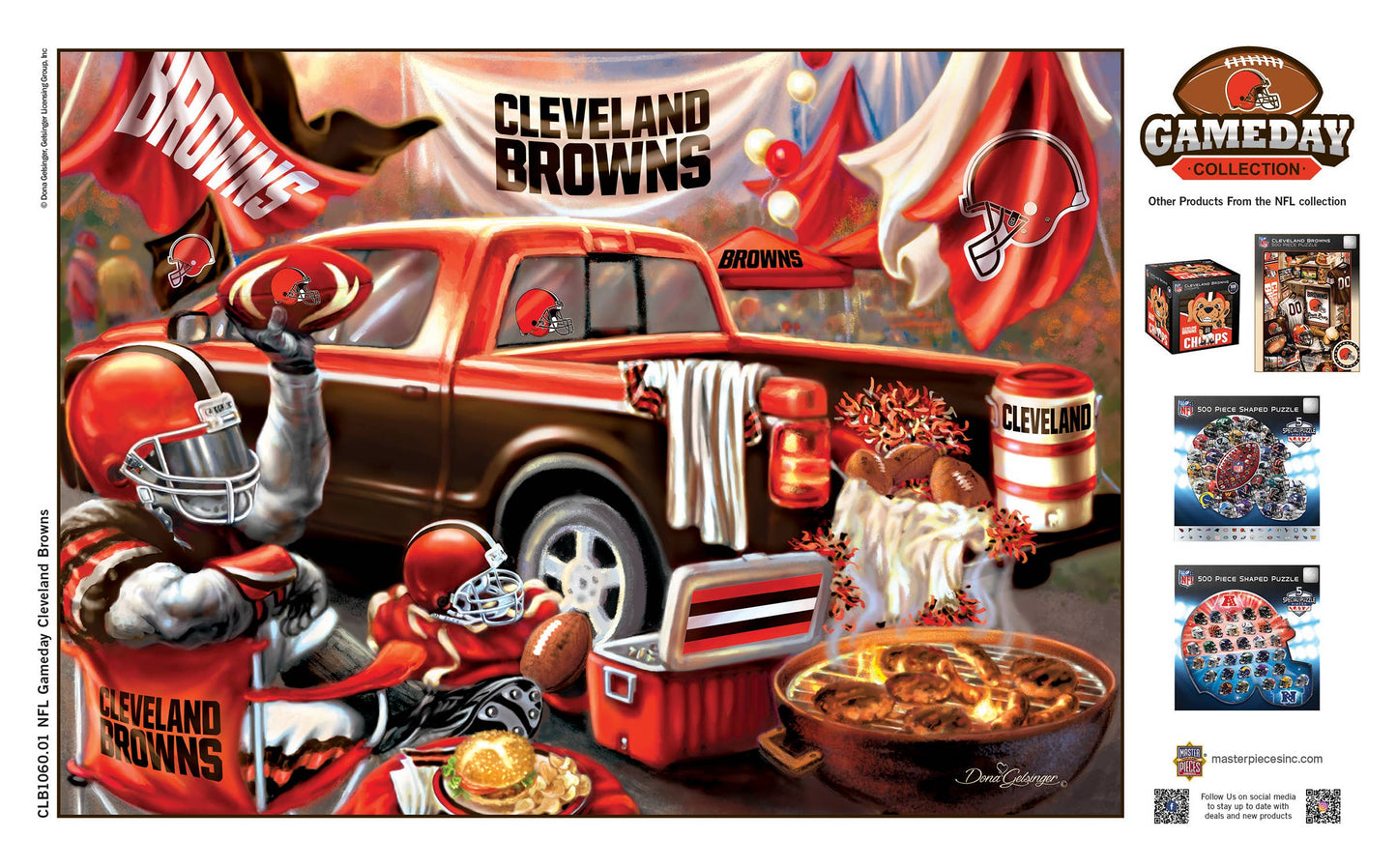 CLEVELAND BROWNS -- GAME DAY 1000 PIECE PUZZLE