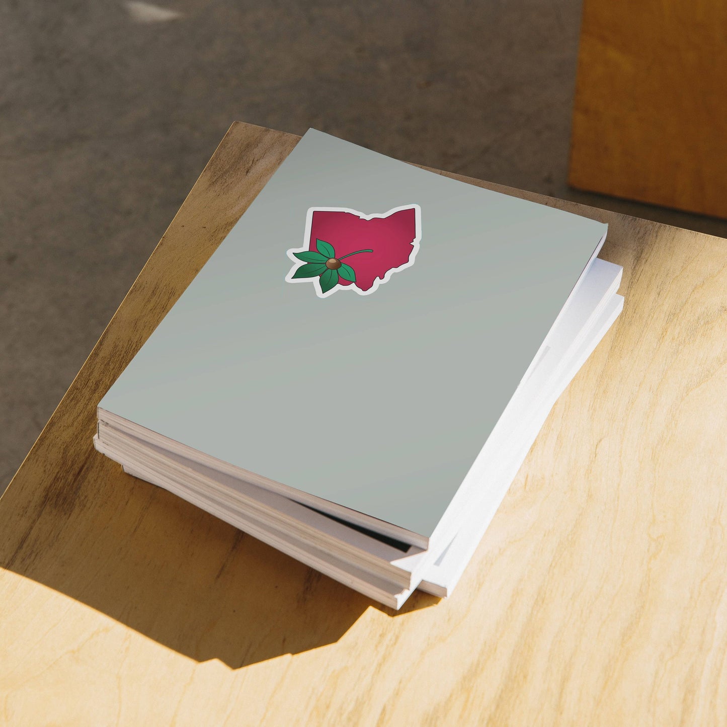 Buckeye Leaf Sticker