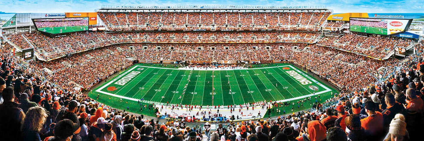 Cleveland Browns - 1000 Piece Panoramic Puzzle