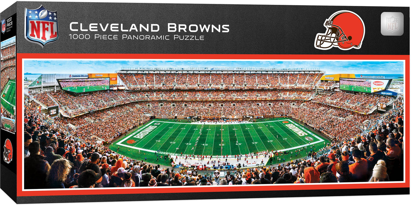 Cleveland Browns - 1000 Piece Panoramic Puzzle