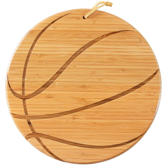 Basketball Shaped Cutting Board & Charcuterie Serving Tray