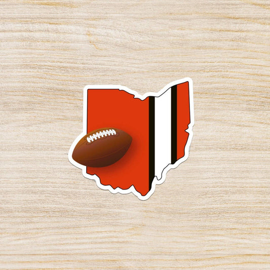 CLEVELAND FOOTBALL STICKER