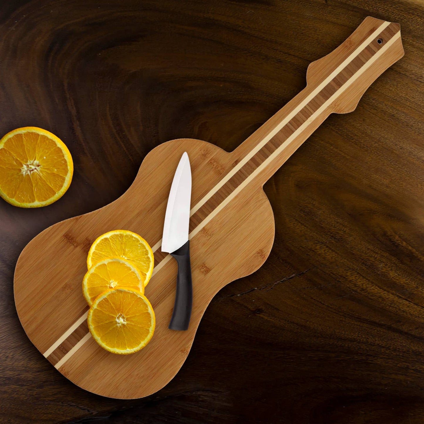 Guitar Shaped Serving & Cutting Board