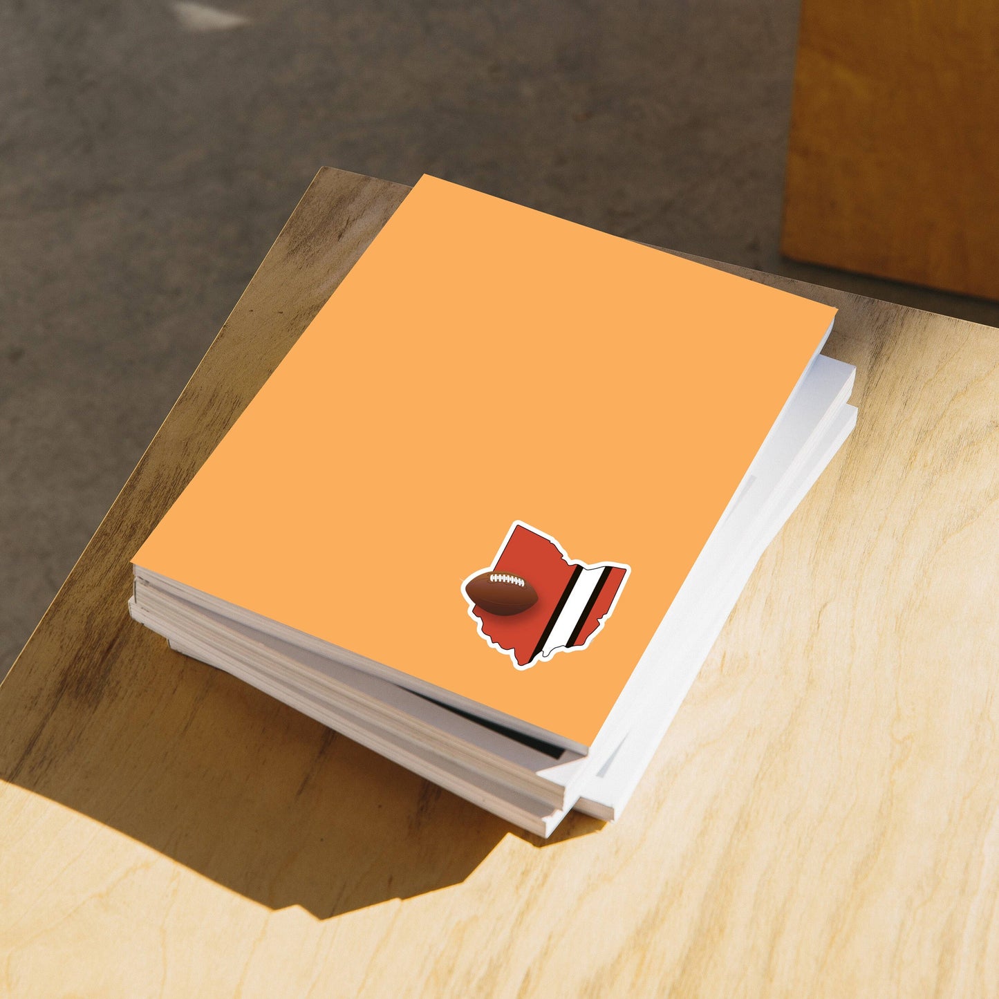 CLEVELAND FOOTBALL STICKER