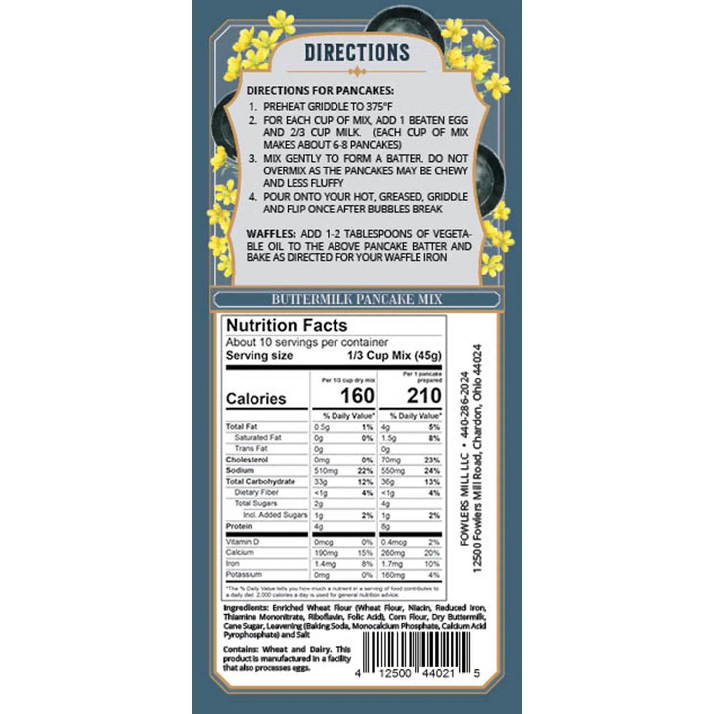 FOWLER’S MILL PANCAKE MIXES