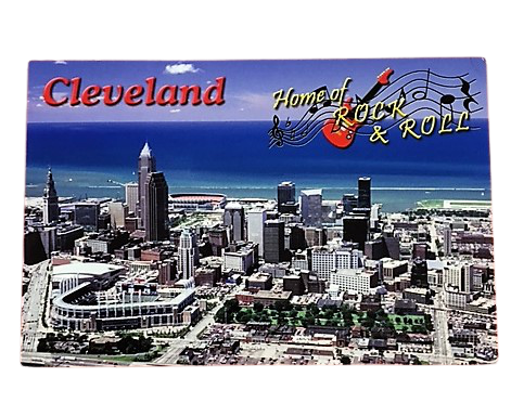 CLEVELAND HOME OF ROCK & ROLL POSTCARD