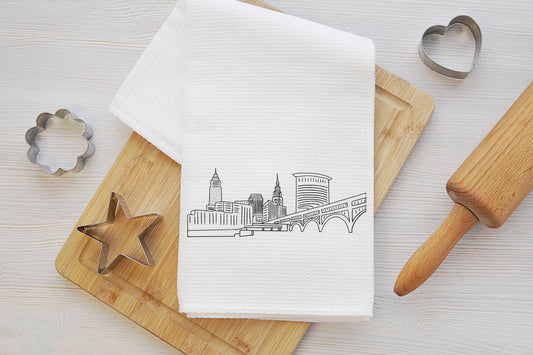 Cleveland Kitchen Towel, Dish Towel  & Tea Towel