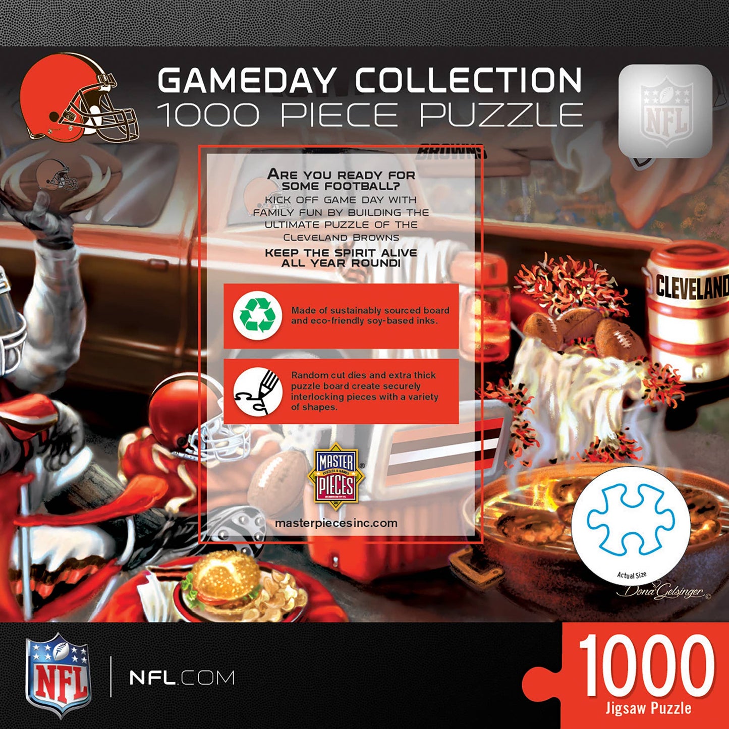 CLEVELAND BROWNS -- GAME DAY 1000 PIECE PUZZLE