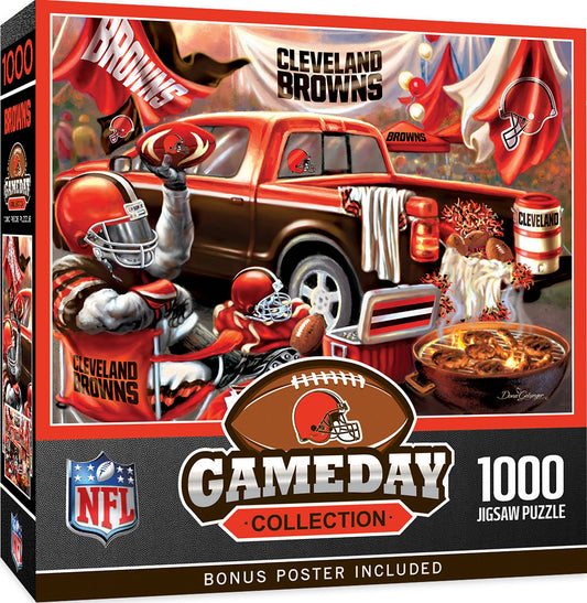 CLEVELAND BROWNS -- GAME DAY 1000 PIECE PUZZLE