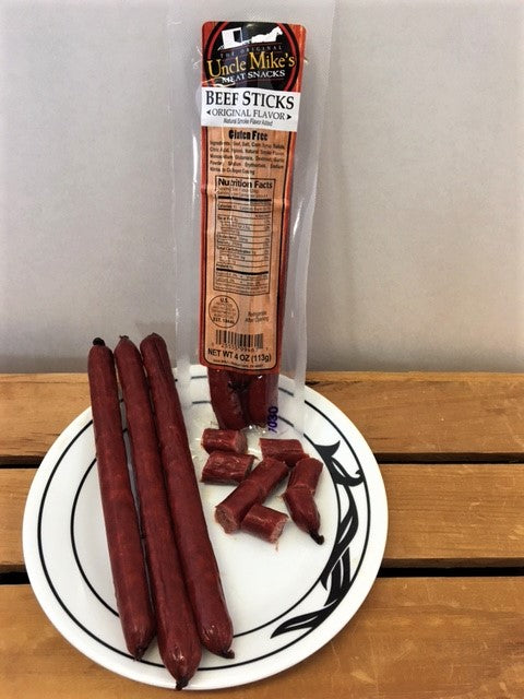UNCLE MIKE’S BEEF STICKS -- 4 pack