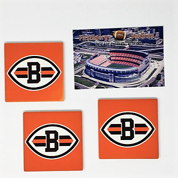 CLEVELAND BROWNS COASTER