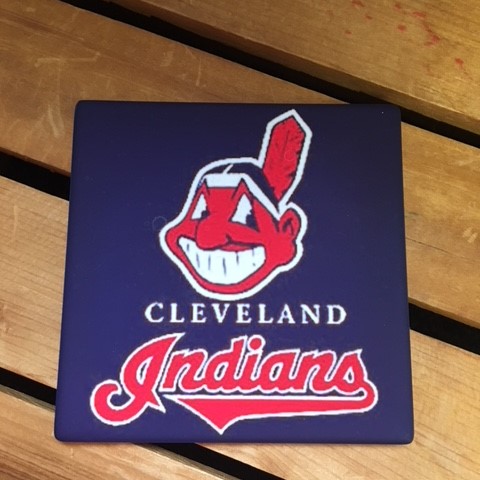 CLEVELAND INDIANS COASTER