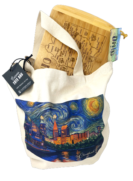 CLEVELAND TOTE BAG -- VAN GOGH STYLE