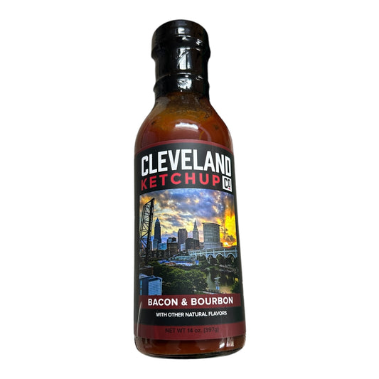 CLEVELAND KETCHUP BACON & BOURBON FLAVORED