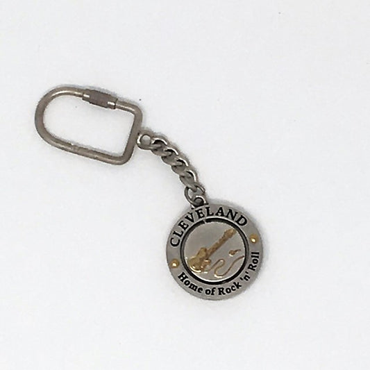 CLEVELAND HOME OF ROCK 'N' ROLL SWIVEL KEYCHAIN