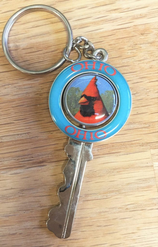 Ohio Cardinal Keychain