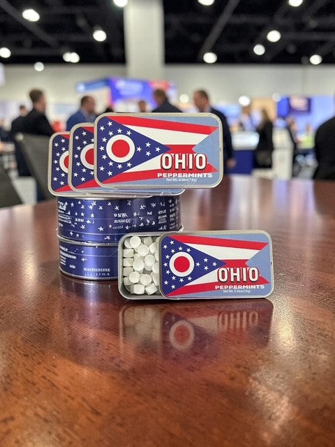 OHIO FLAG BREATH MINT TIN