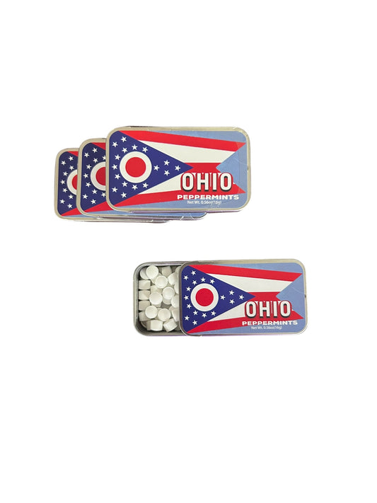 OHIO FLAG BREATH MINT TIN