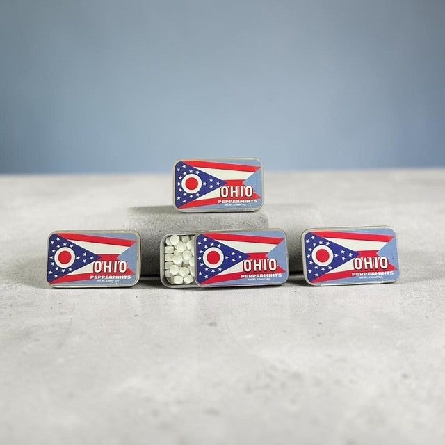 OHIO FLAG BREATH MINT TIN
