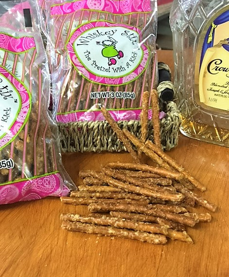 WHISKEY STIX — PRETZELS WITH A PUNCH